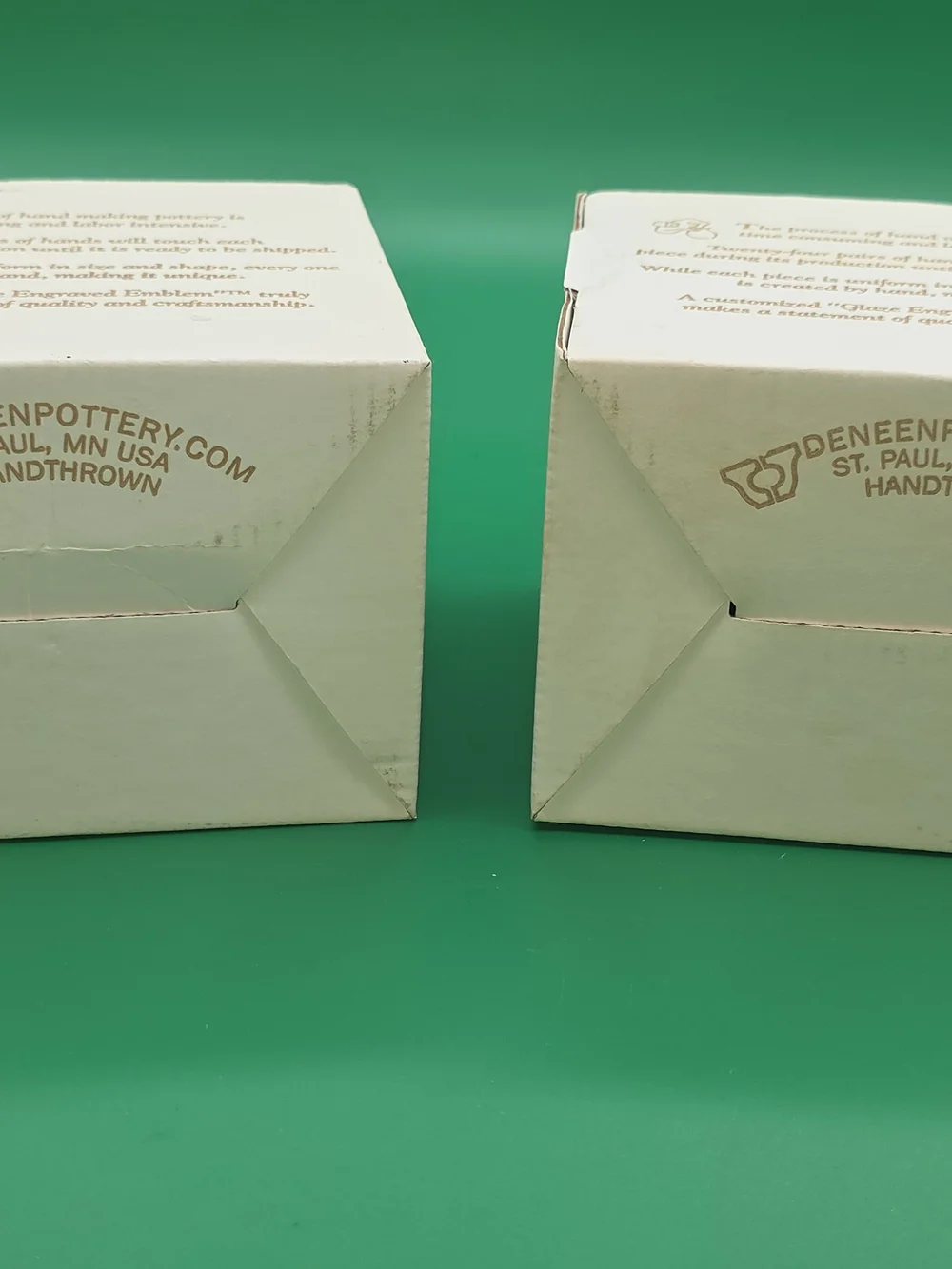 Gladchuk Bros. Restaurant Handthrown Deneen Pottery Mugs – New in Box!